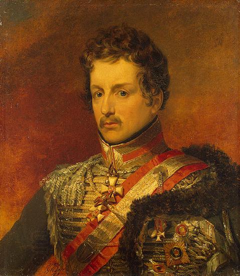 George Dawe Portrait of Peter Graf von der Pahlen russian Cavalry General. China oil painting art